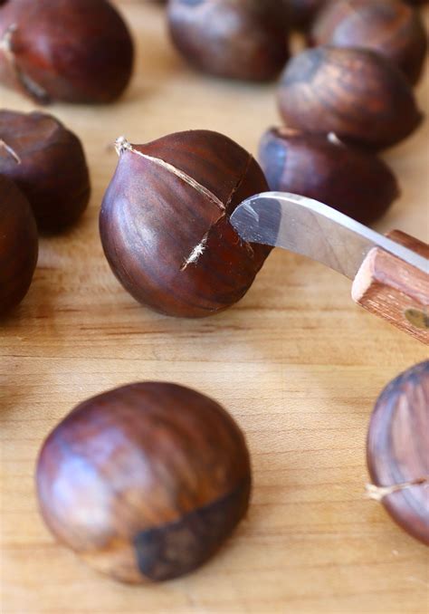 how to peel chestnut|how to open chestnuts.